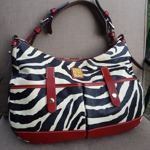 Dooney & Bourke Coated Cotton Hobo